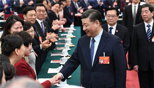 習(xí)近平向全國各族各界婦女，致以節(jié)日的祝賀和美好的祝福