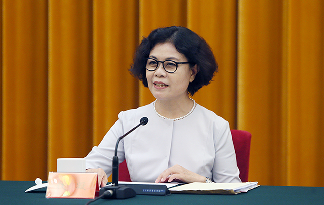 中國文聯(lián)主席、中國作協(xié)主席鐵凝主持座談會