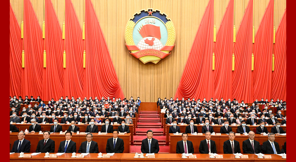 3月4日，中國人民政治協(xié)商會議第十四屆全國委員會第一次會議在北京人民大會堂開幕。