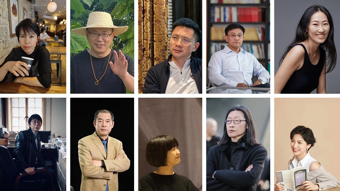 上：黎紫書、舒飛廉、沈念、尹文武、孟小書   下：張定浩、劉文飛、吳雅凌、朱朱、周婉京