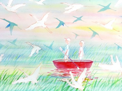繪本《游河》過程草圖。受訪者供圖