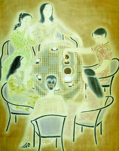 茶香（中國(guó)畫） 王嵐