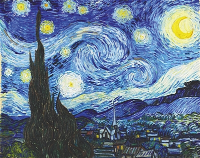 《星空》局部。