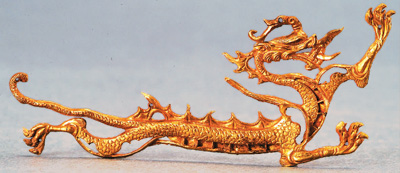 唐代金龍。 　　上海博物館供圖