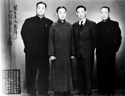 京劇“四大名旦”合影（左起：程硯秋、尚小云、梅蘭芳、荀慧生） 資料圖片