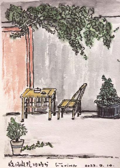 肖復(fù)興寫(xiě)生作品
