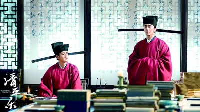 古代禮儀、建筑、服飾等傳統(tǒng)文化元素被網(wǎng)絡(luò)作家頻頻用于創(chuàng)作之中。圖為根據(jù)網(wǎng)絡(luò)小說(shuō)改編的電視劇《清平樂(lè)》劇照，再現(xiàn)了多彩的宋代文化。資料圖片