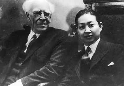 圖為梅蘭芳與斯坦尼斯拉夫斯基合影。本報記者 韓業(yè)庭攝/光明圖片