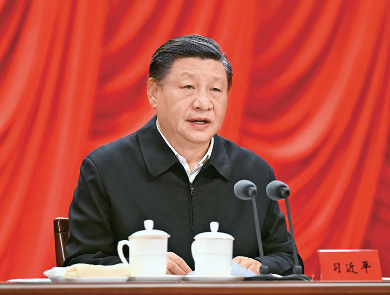 2023年2月7日，新進中央委員會的委員、候補委員和省部級主要領(lǐng)導(dǎo)干部學(xué)習(xí)貫徹習(xí)近平新時代中國特色社會主義思想和黨的二十大精神研討班在中央黨校（國家行政學(xué)院）開班。中共中央總書記、國家主席、中央軍委主席習(xí)近平在開班式上發(fā)表重要講話。 新華社記者 李學(xué)仁/攝
